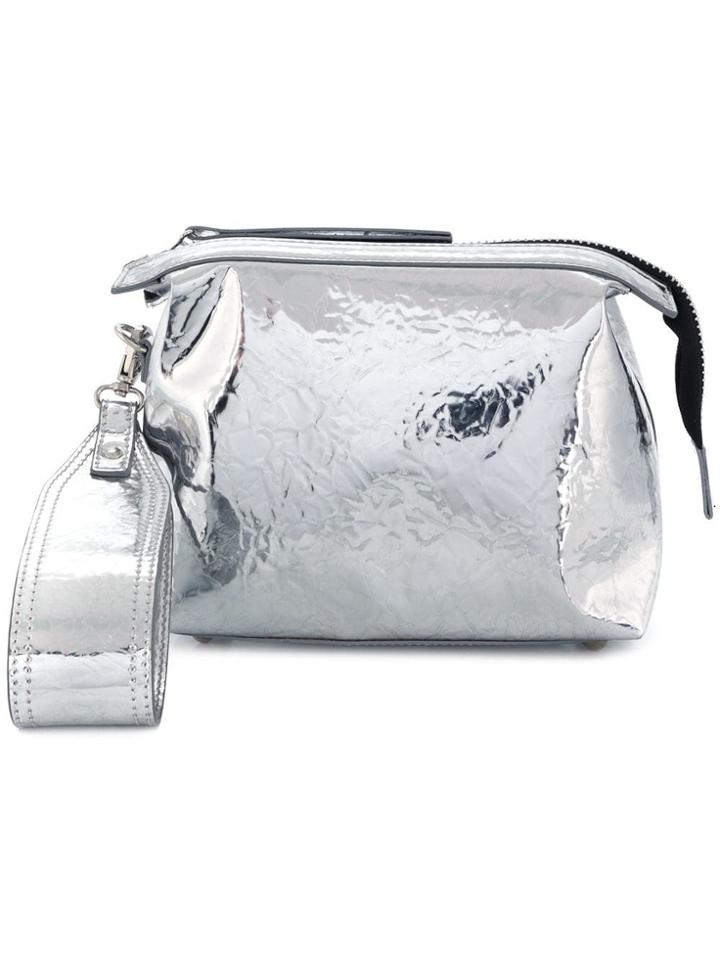 Mm6 Maison Margiela Mini Clutch Bag - Metallic