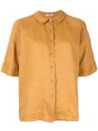 Chanel Vintage Peter Pan Collar Shirt - Yellow