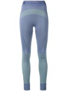 Adidas By Stella Mccartney Color-blocked Leggings - Pink & Purple