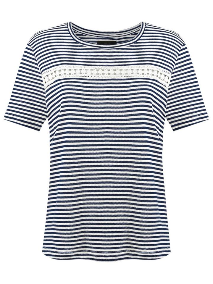 Talie Nk Striped Top, Women's, Size: Medium, Blue, Cotton/viscose