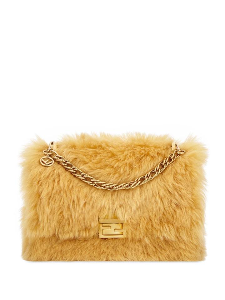 Fendi Kan U Shoulder Bag - Yellow