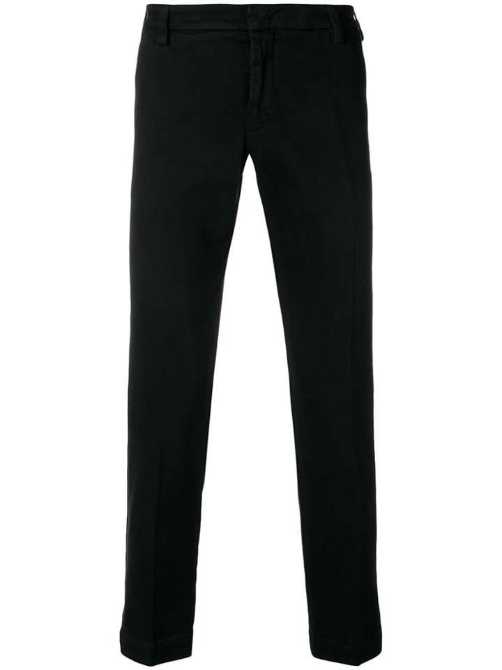 Entre Amis Slim Fit Chinos - Black