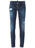 Dsquared2 Skinny Jeans, Women's, Size: 44, Blue, Cotton/spandex/elastane/polyester