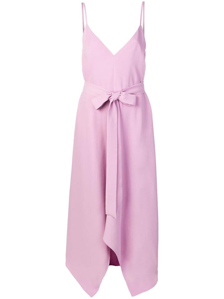 Valentino V-neck Evening Dress - Pink