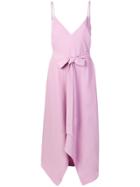 Valentino V-neck Evening Dress - Pink