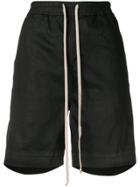 Rick Owens Drkshdw High Waisted Track Shorts - Black