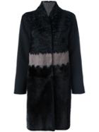 Manzoni 24 Striped Fur Coat