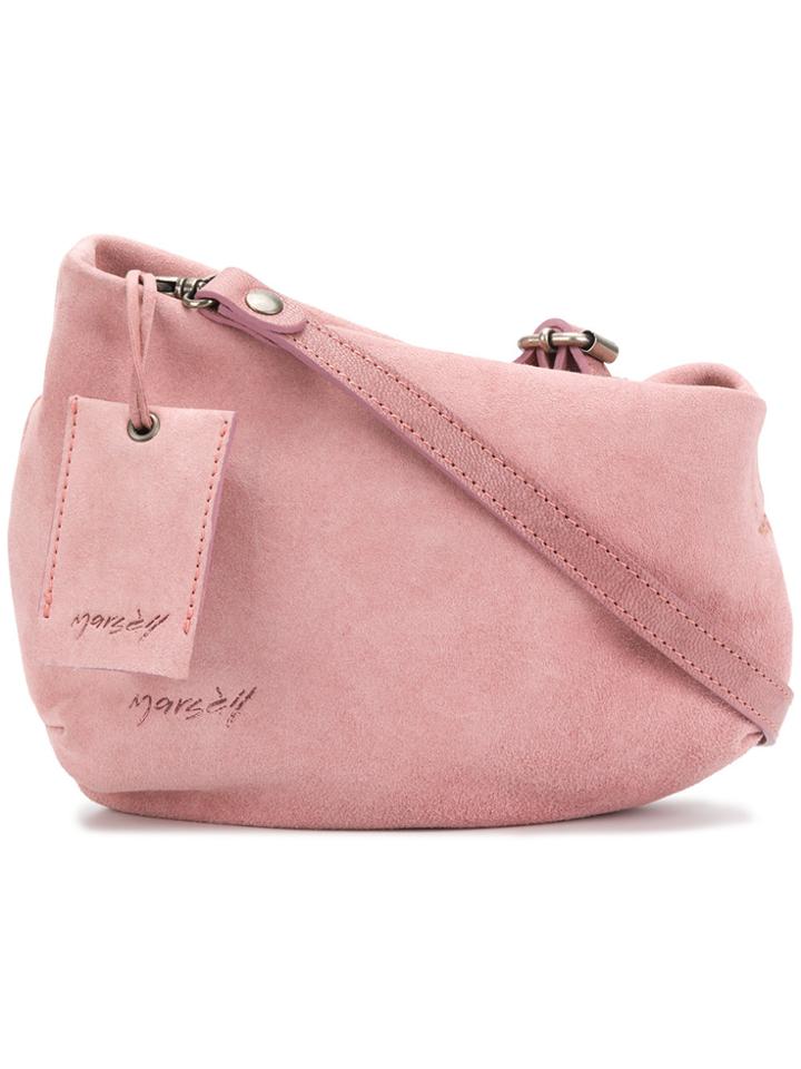 Marsèll Embossed Logo Shoulder Bag - Pink & Purple