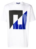 Junya Watanabe Man Printed Crewneck T-shirt - White