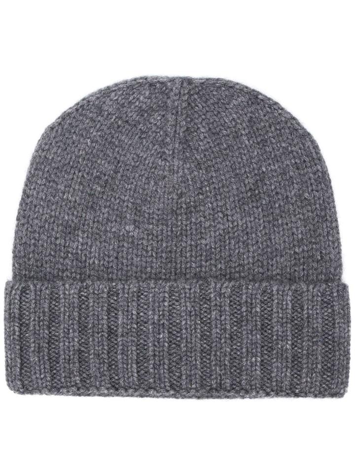 Entre Amis Ribbed Beanie - Grey