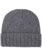 Entre Amis Ribbed Beanie - Grey