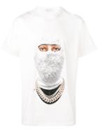 Ih Nom Uh Nit Gold Face T-shirt - White