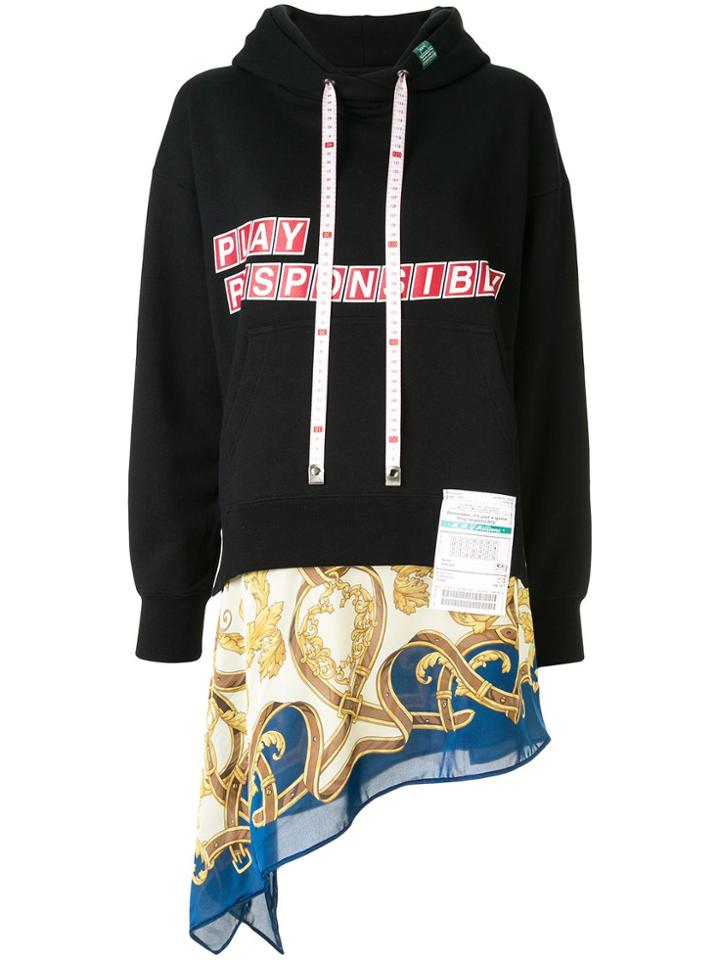 Maison Mihara Yasuhiro Digital Print Hoodie - Black