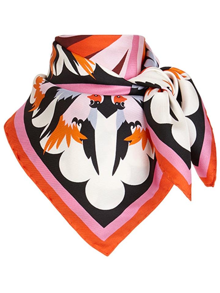 Fendi Parakeet Foulard - Orange