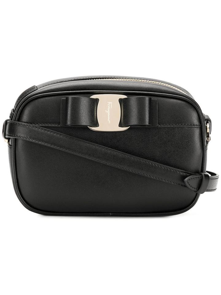 Salvatore Ferragamo Vara Bow Cross Body Bag - Black