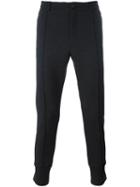 Dolce & Gabbana Gathered Ankle Trousers, Men's, Size: 50, Black, Virgin Wool