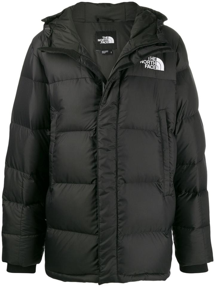 The North Face Contrast Logo Padded Coat - Black
