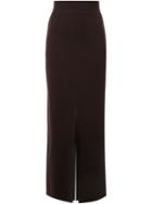 Scanlan Theodore Wool 'milano' Skirt, Women's, Size: Large, Pink/purple, Polyester/merino