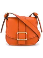 Michael Michael Kors Saddle Shoulder Bag, Women's, Yellow/orange, Leather
