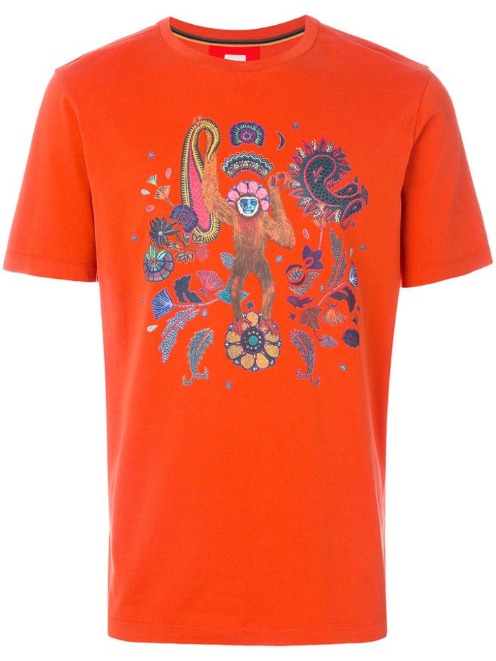 Paul Smith Printed T-shirt - Yellow & Orange