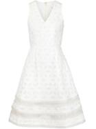 Jonathan Simkhai Cut-out Net Flared Dress