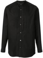 Education From Young Machines Pintucked Poplin Shirt - Black