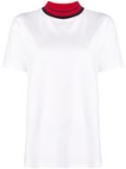 Calvin Klein Contrast Collar T-shirt - White