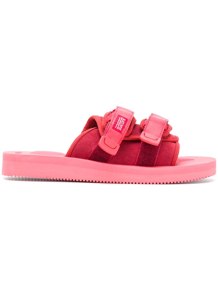 Suicoke Strapped Sandals - Red