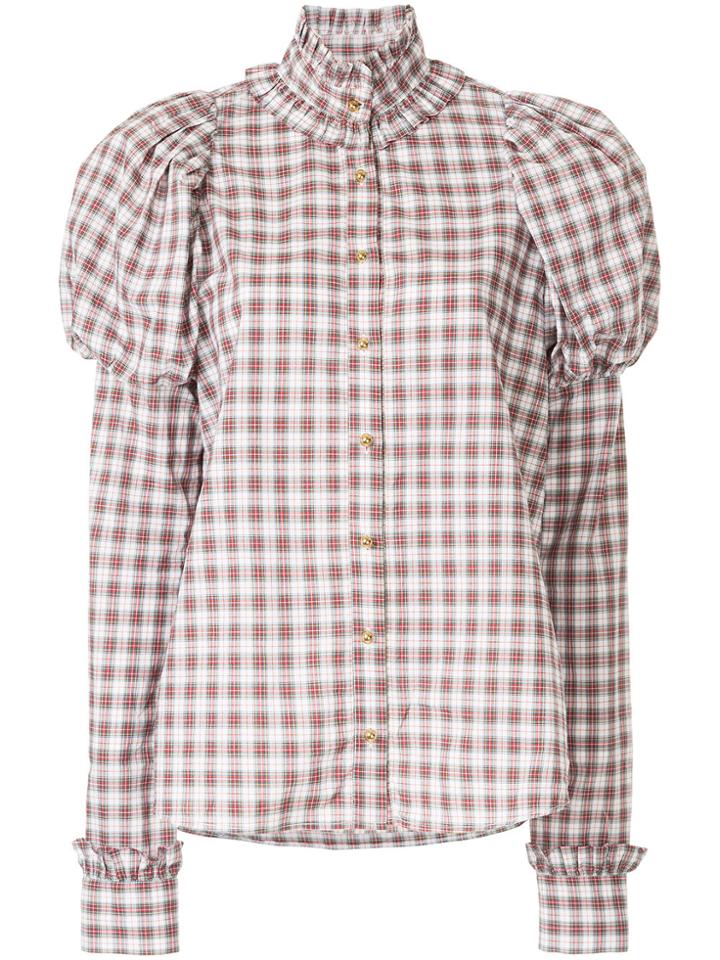 Macgraw Shakespeare Checked Shirt - White