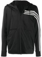 Y-3 Three Stripe Hooded Track Top - Black