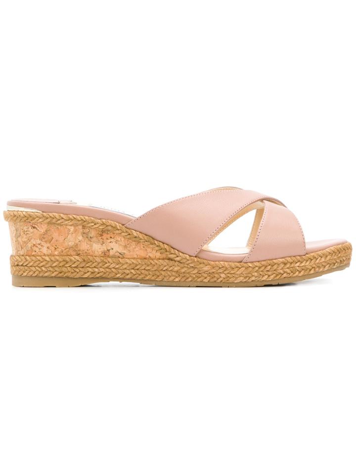 Jimmy Choo Almer 50 Sandals - Pink & Purple
