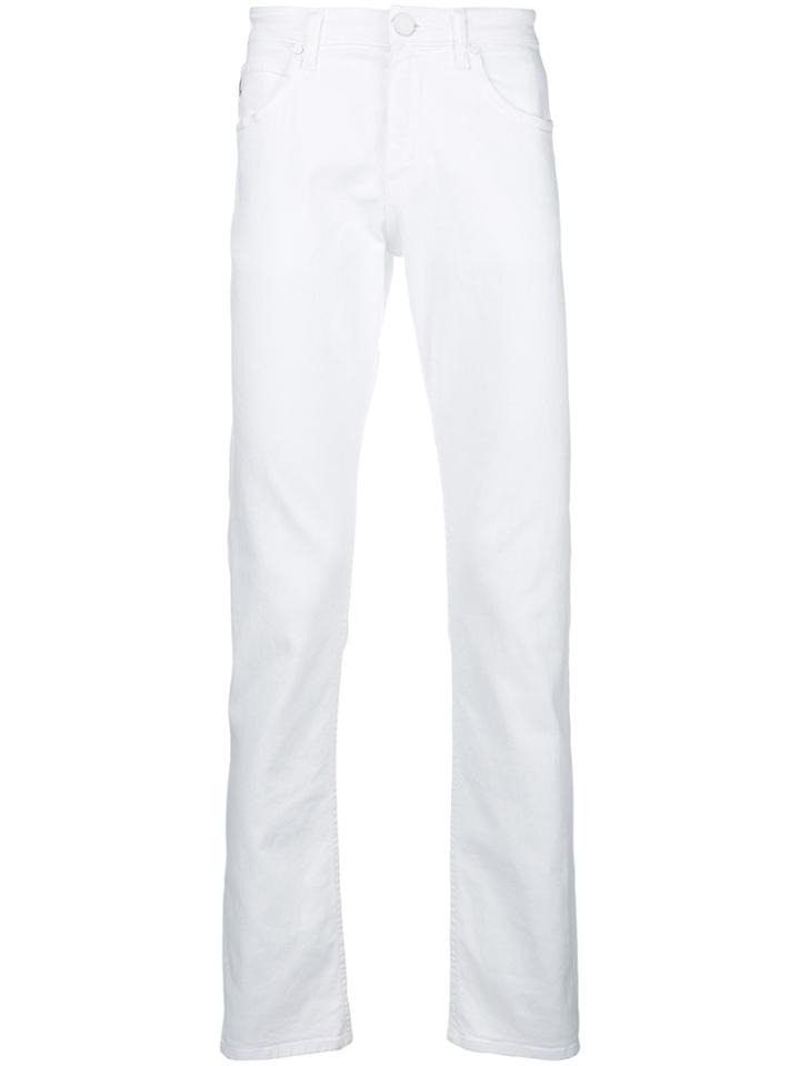 Versace Jeans Slim Denim Jeans - White
