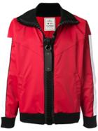 Maison Mihara Yasuhiro Contrasting Panels Bomber Jacket - Red