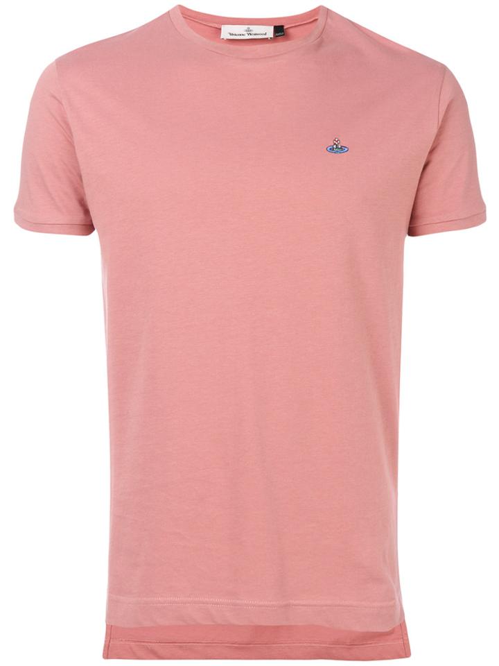 Vivienne Westwood Embroidered Orb T-shirt - Pink & Purple