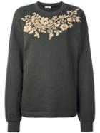 P.a.r.o.s.h. Embroidered Round Neck Sweatshirt