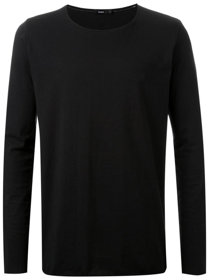 Bassike Long-sleeve T-shirt - Black