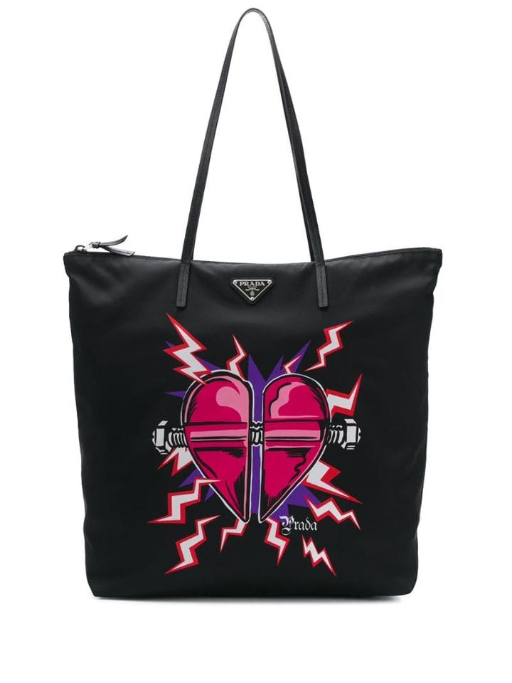 Prada Twin Tote Bag Set - Red