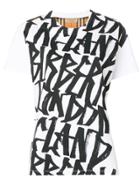 Burberry Front Printed T-shirt - White