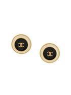 Chanel Pre-owned 1995 Cc Clip-on Earrings - Gold