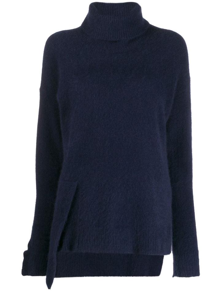Yohji Yamamoto Roll Neck Sweater - Blue