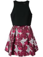 Black Halo Flora Print Dress