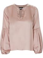 Skinbiquini Billowing Sleeves Blouse