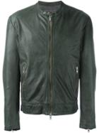S.w.o.r.d 6.6.44 'divo' Jacket, Men's, Size: 54, Green, Leather/cotton/polyester