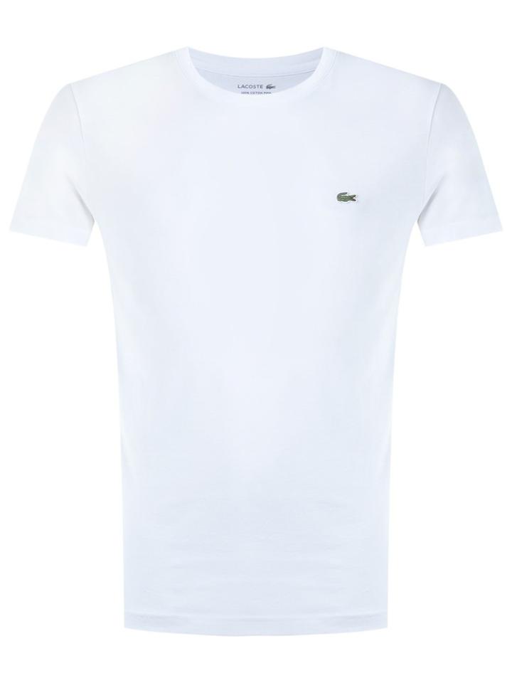 Lacoste Embroidered Chest Logo T-shirt - White