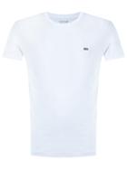 Lacoste Embroidered Chest Logo T-shirt - White