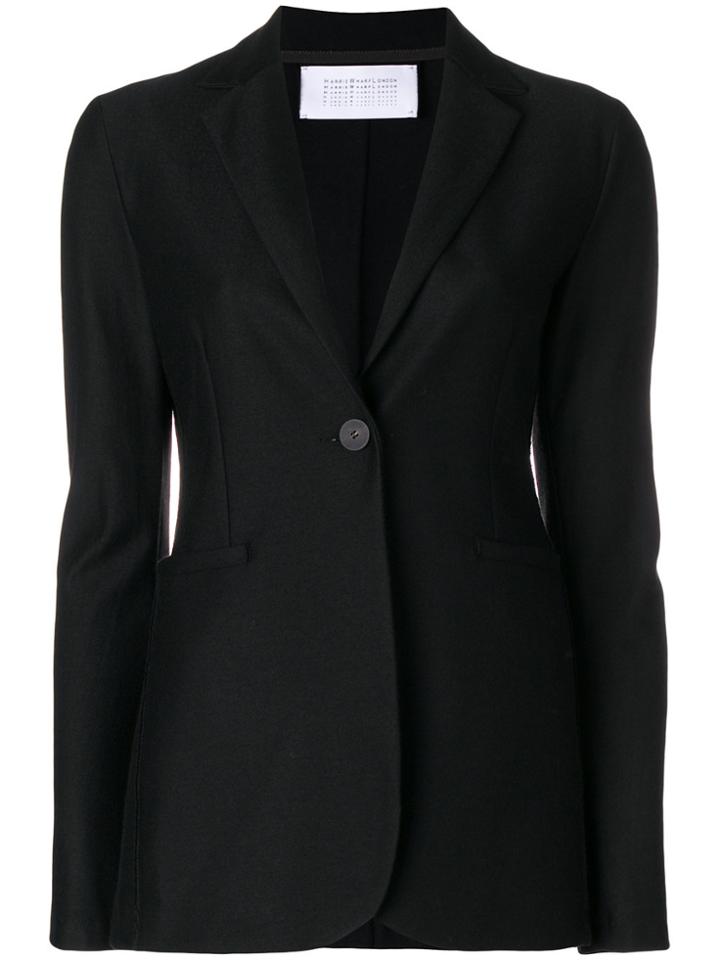 Harris Wharf London Single Button Blazer - Black