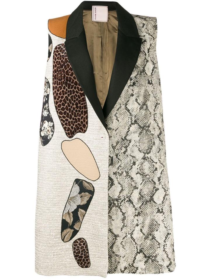 Antonio Marras Contrast Panel Gilet - Neutrals