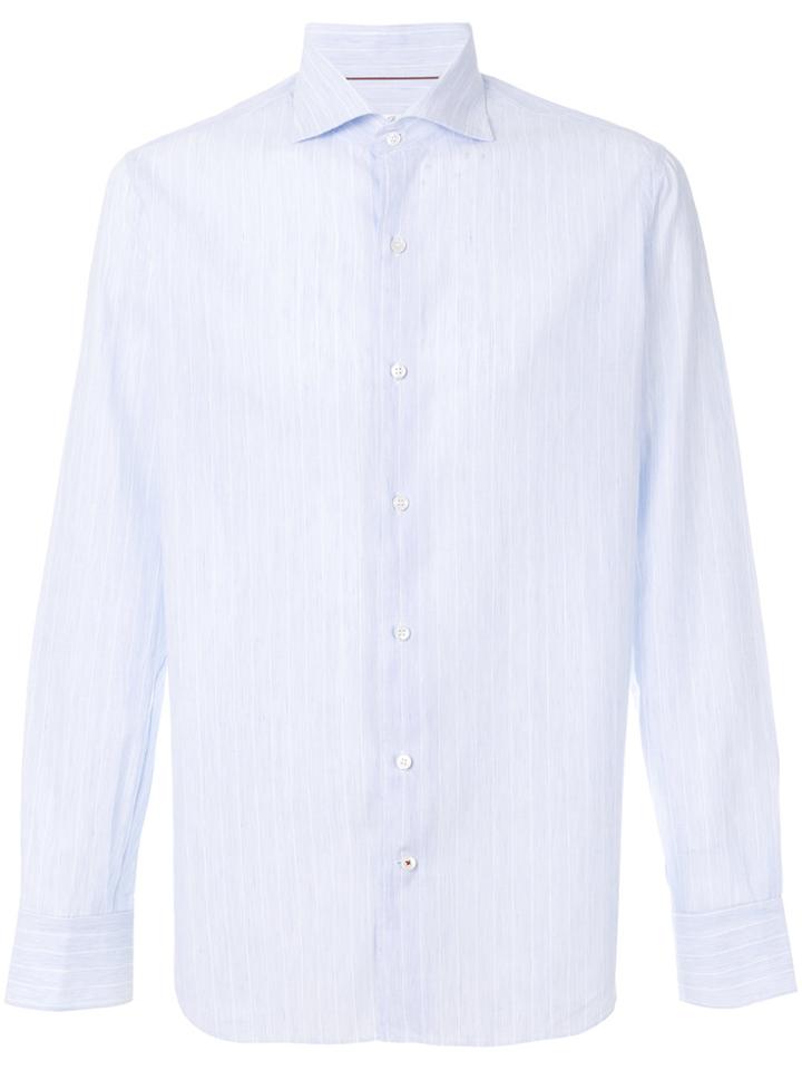 Loro Piana Striped Button-down Shirt - Blue