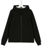 Cp Company Kids Teen Hooded Goggle Detail Jacket - Black
