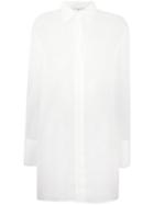 Marco De Vincenzo Sheer Shirt, Women's, Size: 44, White, Silk